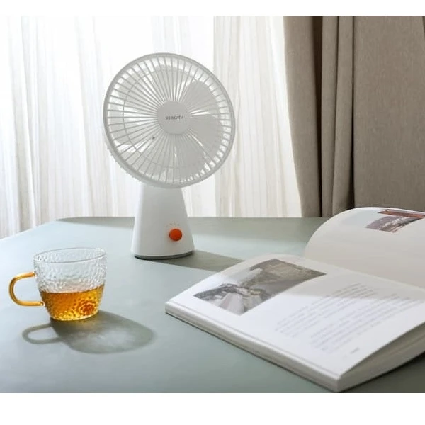 پنکه رومیزی شارژی شیائومی مدل Rechargeable Mini Fan ZMYDFS01DM – تصویر 1